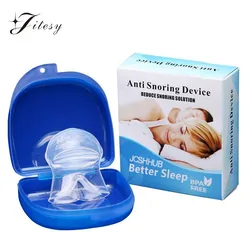 Snoring Stop Tongue Anti Snoring Device Medical Silicone Bruxism Mouth Guard Teeth Sleep Apnea Guard Snoring Preventionmechanism