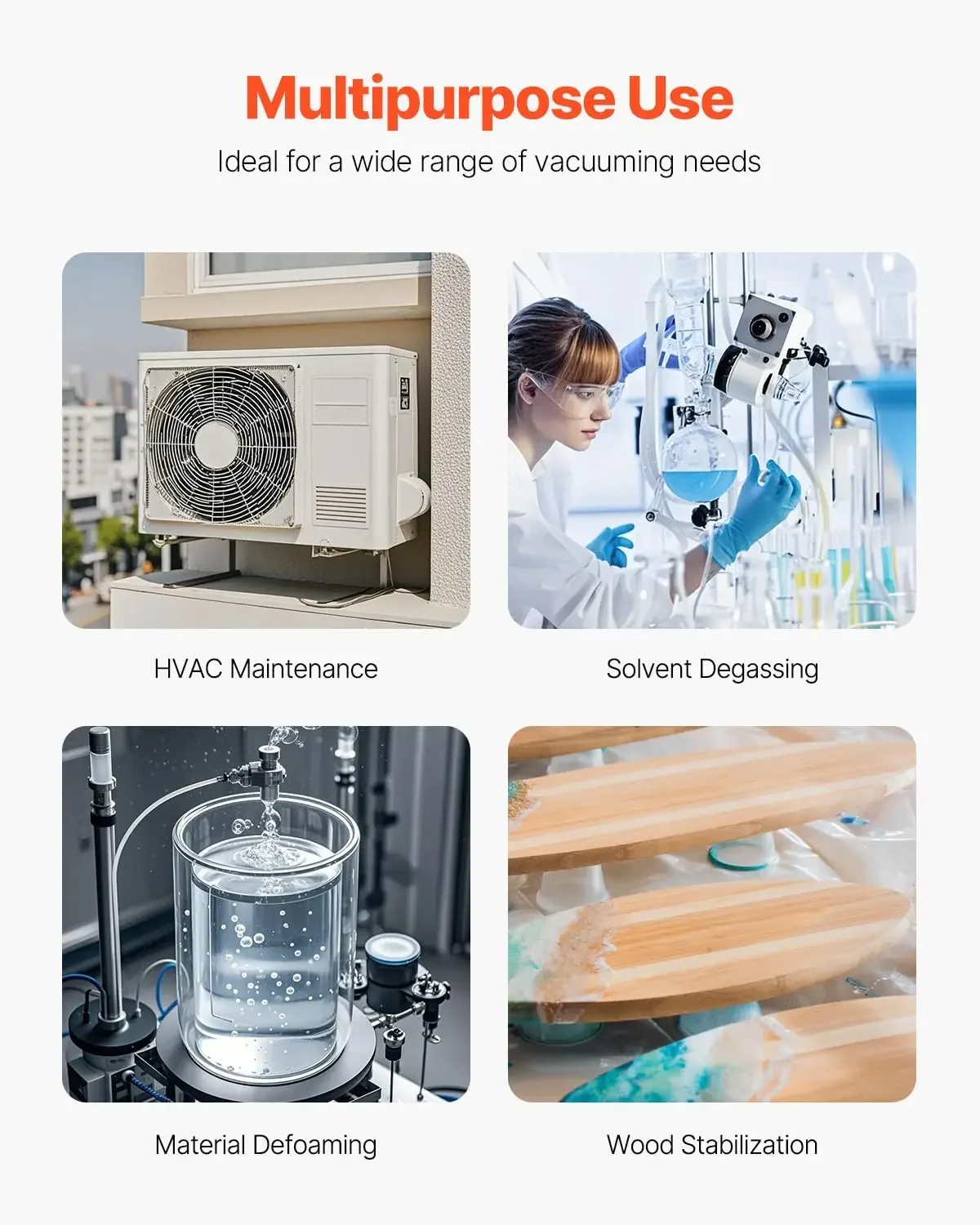 Vacuum Pump, 3.5 CFM, HVAC Single Stage Rotary Vane Vacuum Pump, for R134a R22 R410a , Auto AC Vacuum Pump Kit with Oil Bottle