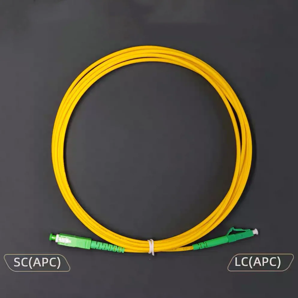 LCAPC-SCAPC optical fiber jumper 1-100m patchcord Simplex singlemode 1m 2m 3m 5m 10m 20m 30m extension cable FTTH P-fiber optic