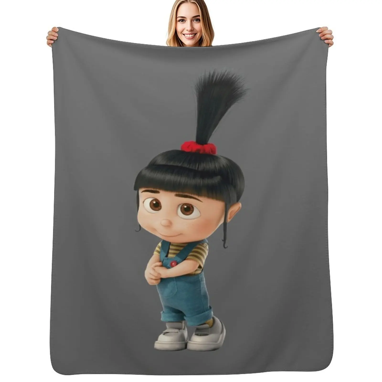 

Agnes Gru Classic Throw Blanket for sofa Large Comforter funny gift Blankets