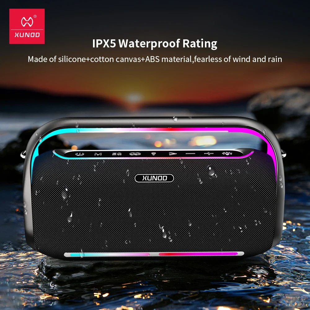 XUNDD Best Selling Speakers Outdoor Waterproof Subwoofer Portable Wireless TWS Speakers view 6