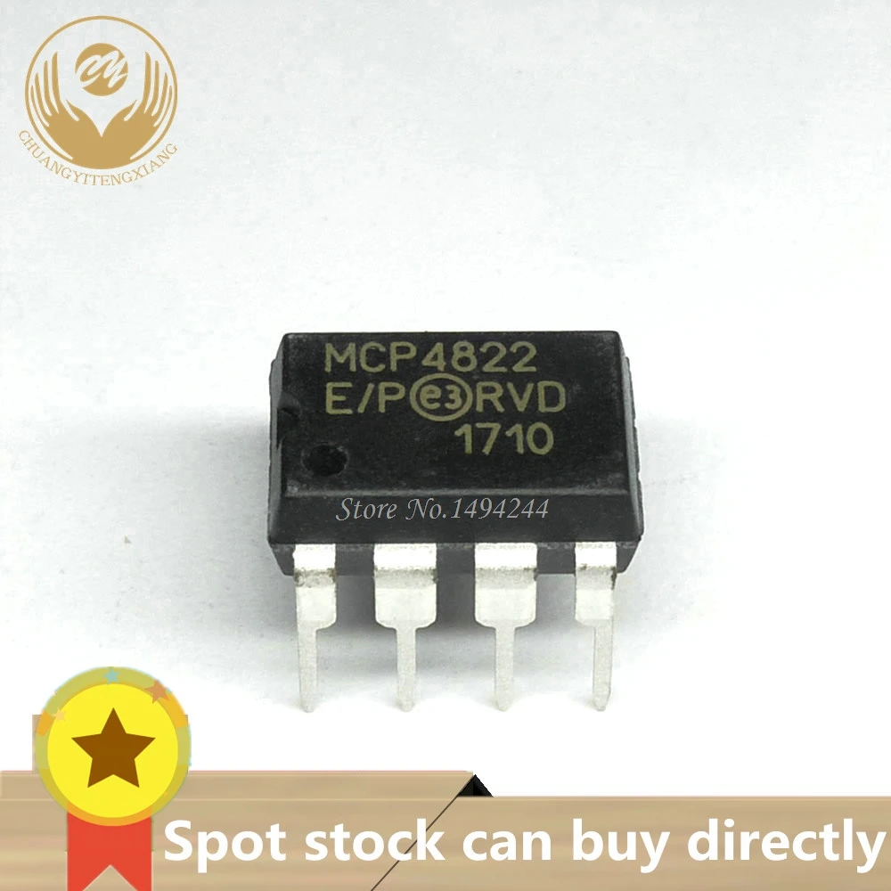 New original  Spot MCP4822-E/P MCP4822-EP MCP4822E/P MCP4822EP MCP4822 10PCS/LOT