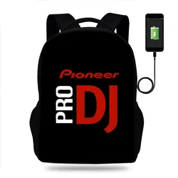 Pioneer Pro Dj Backpack Boy Girl School Bag Children Teenager USB Charging Daily Travel Backpack Kids Schoolbags Mochila