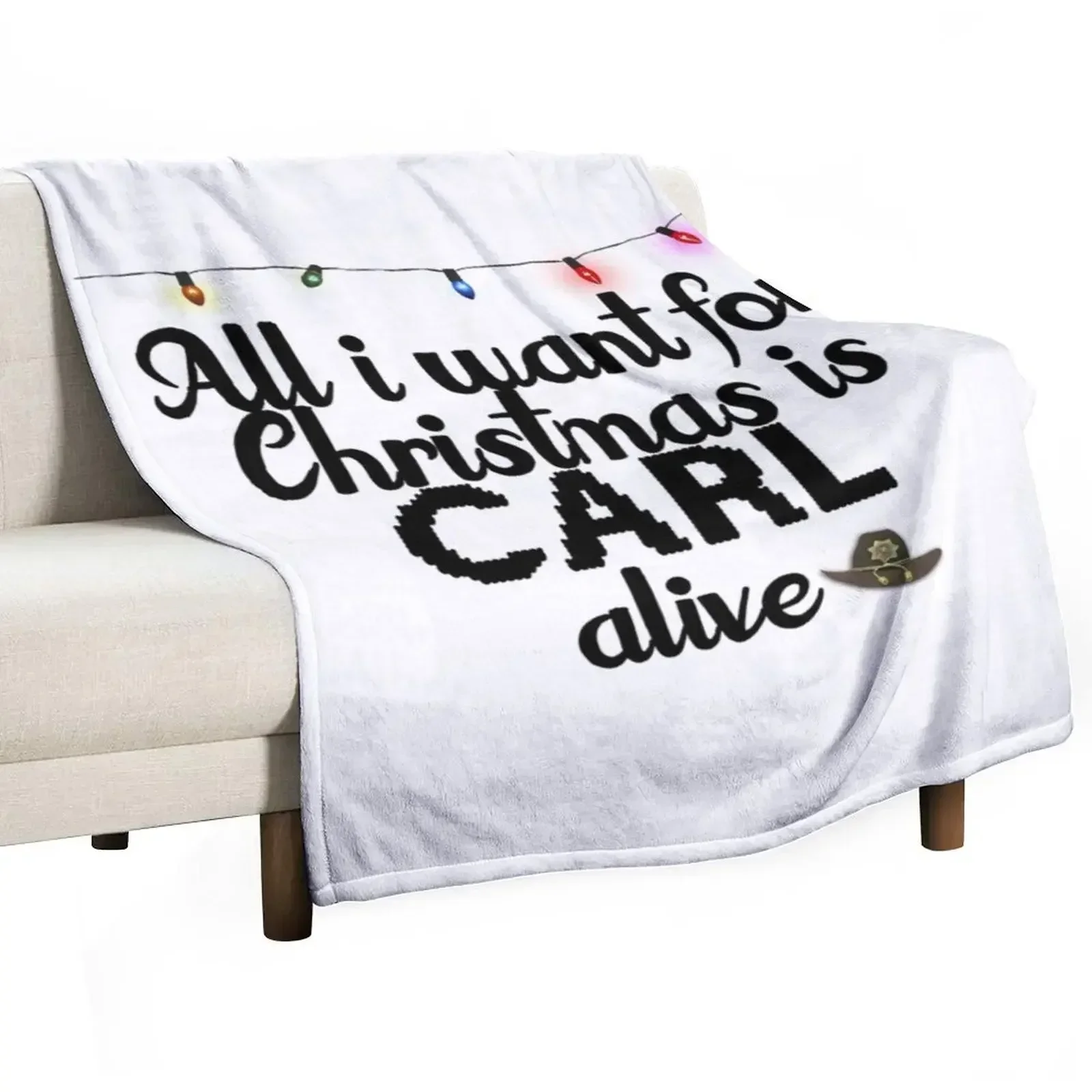 

Carl Grimes Throw Blanket Luxurious Soft Fuzzy Blanket for Sofa Bed