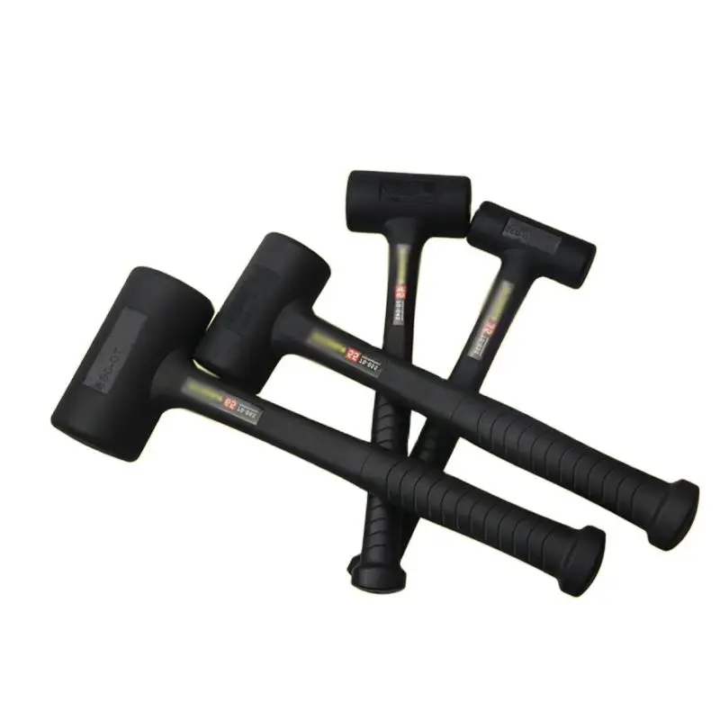 Harden Rubber Mallet Hammer Rubber Hammer Head for Flooring, Woodworking, Soft Blow Tasks, 290mm, 305mm, 360mm, 385mm