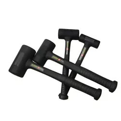 Harden Rubber Mallet Hammer Rubber Hammer Head for Flooring, Woodworking, Soft Blow Tasks, 290mm, 305mm, 360mm, 385mm 고무망치