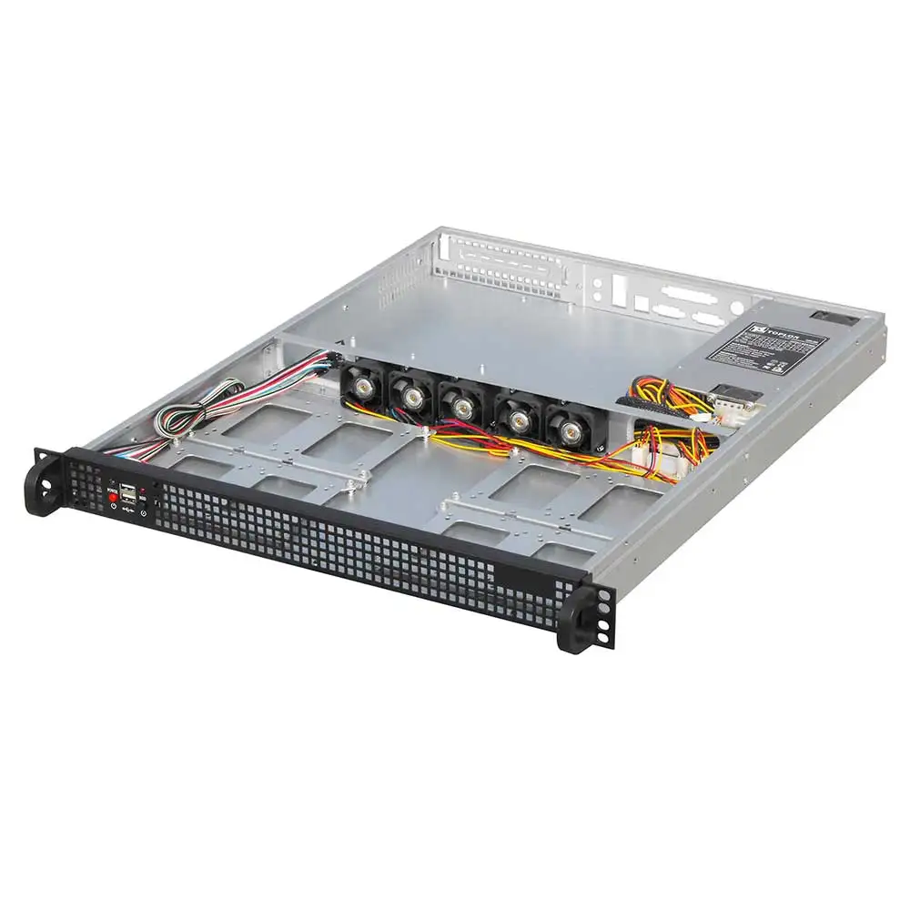 1U rack server chassis is suitable for ATX motherboards and four 3.5 \