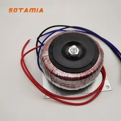 SOTAMIA Audio Power Supply Amplifier Power Transformer Ring Cattle Transformer 15V 18V 20V 22V 24V Home Theater Hifi Amplifiers