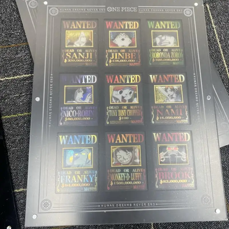 Anime ONE PIECE Rare Bounty Order Refraction Foil Mihawk Perona Sir Crocodile Toys for boys Collectible Cards Birthday Present
