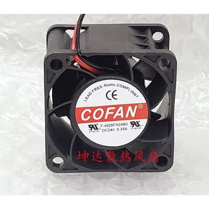 novo-ventilador-cooler-para-cofan-f-4028fh24bii-4cm-24v-035a-ventilador-inversor-de-grande-volume-de-ar-40-40-28mm