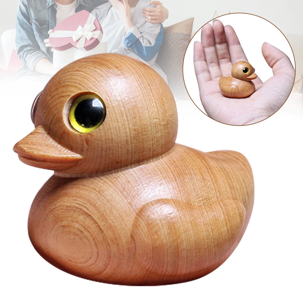 Ducks Home Decor Hand Sculpted Vintage Decorative Good Luck Ducks Statue Fo Desk Car Decor