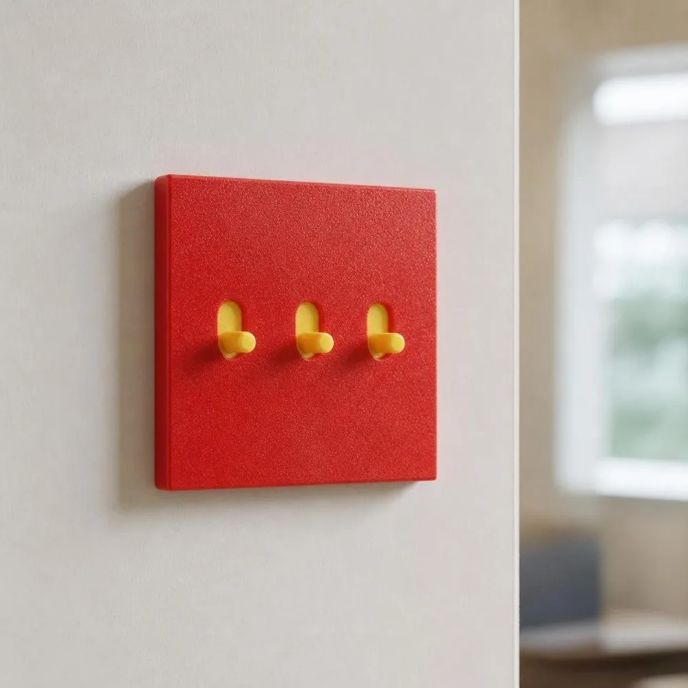 Creative Light Switch Guard Covers Self-Adhesive Removable Switch Protective Cover Decorative 3D Printed Switch Frame Cover