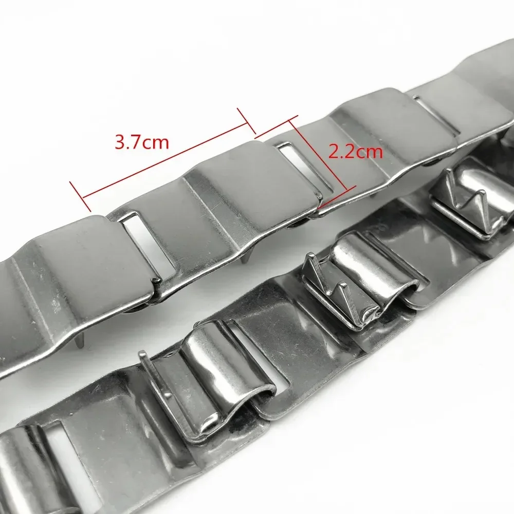 30-64CM Stainless Steel Dog Training Chain Collar Anti-Pull Choke Collar for Large Breeds Dog like Malinois & German Shepherds