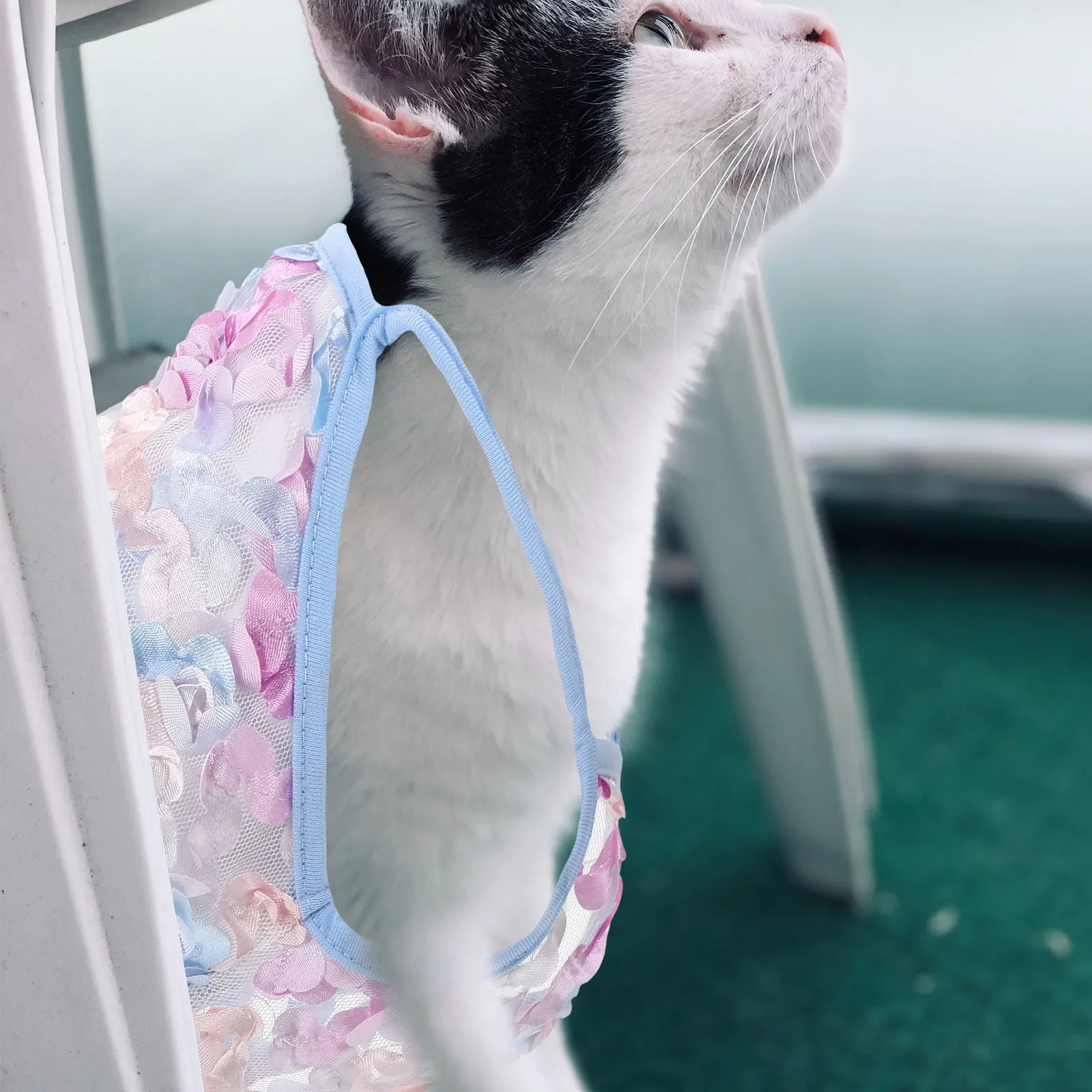 

Fashionable Thin Vest Pet Clothing for Dogs Kitten Small Pets Breathable Puppy Shirt Party Costume Outfit Adorable Wearable