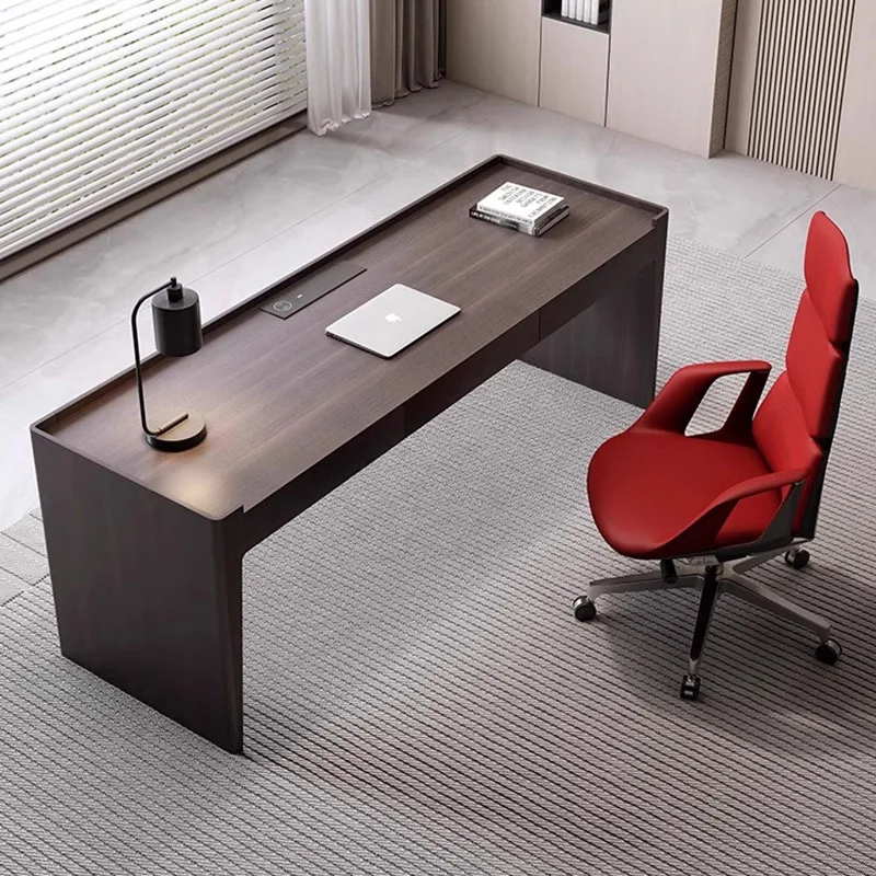 YJQ light luxury modern home bedroom study Italian minimalist desk living room high-end desk