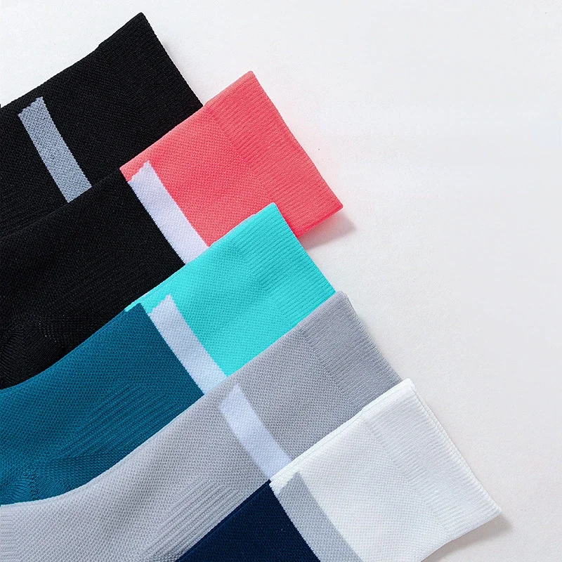 Professionelle Laufsocken, schweißabsorbierend, atmungsaktiv, Marathon-Socken, für Herren und Damen, elastisch, schnell trocknend, Fitness-Training, Radsocken – Detail 4