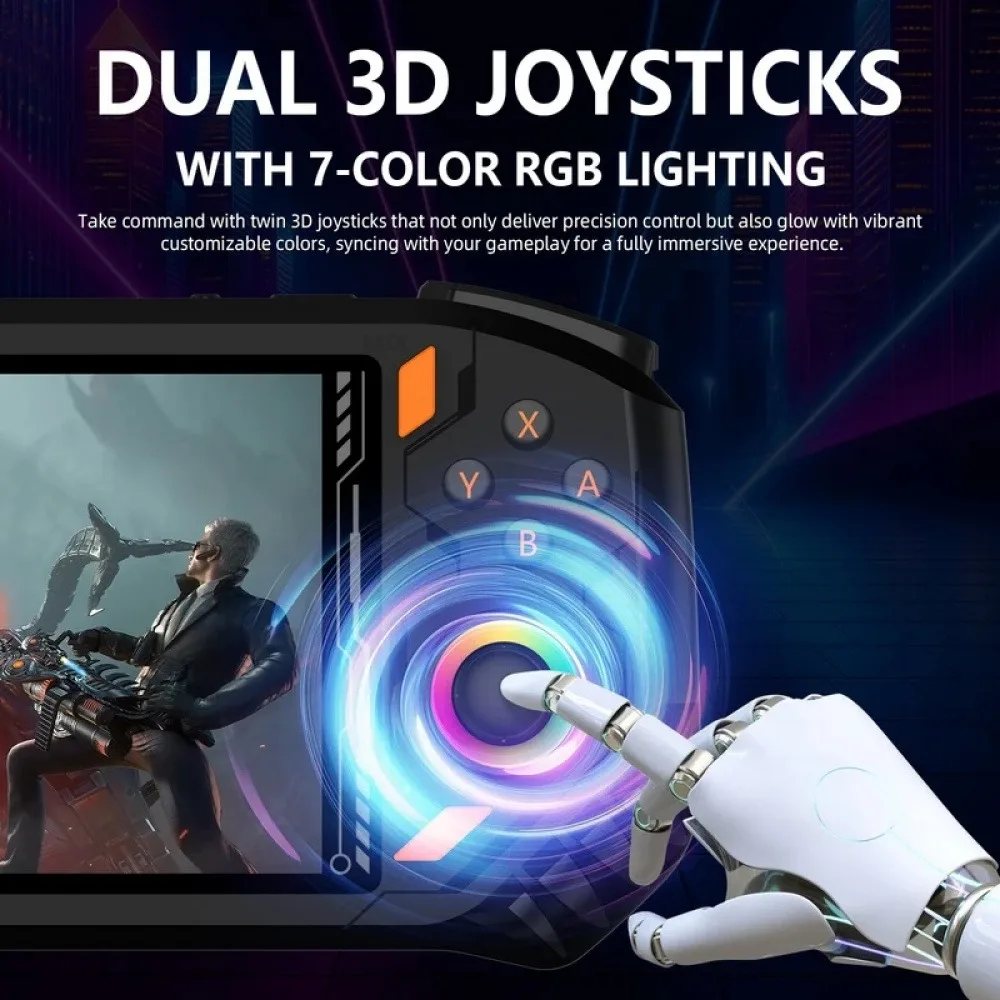 RG52 Mini Retro Handheld Game Console EmuELEC&RGBOX Dual System 22000+ Games  Potable Video Game Q21 Retro Handheld Game
