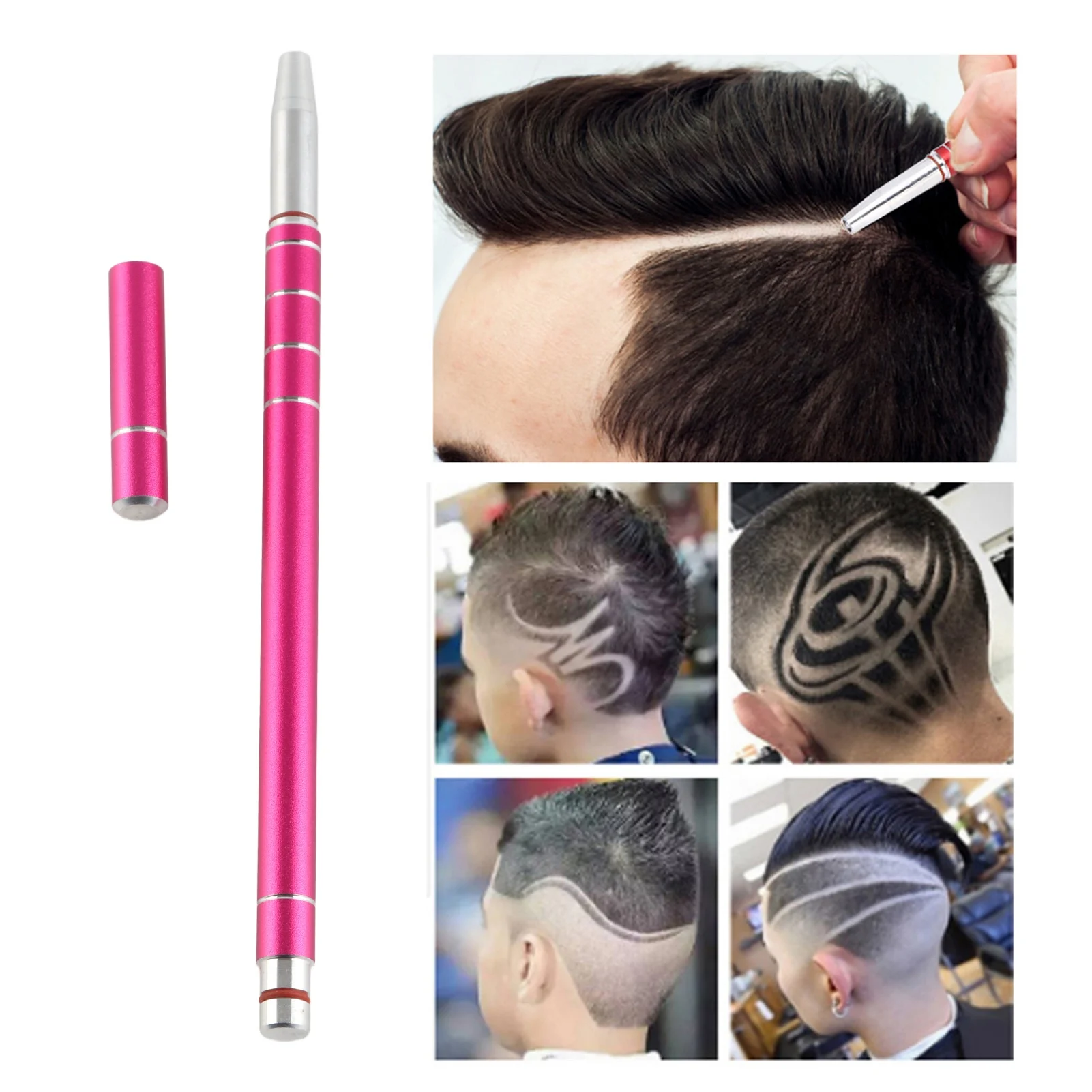 Hair Razor Pen Stainless Steel Blade Hair Styling Eyebrows Beards Engraving Pen
