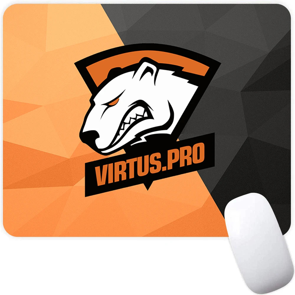 Virtus Pro Small Gaming Mouse Pad Computer Mousepad PC Gamer Mouse Mat Laptop Mausepad XXL Mouse Carpet Keyboard Mat Desk Pad