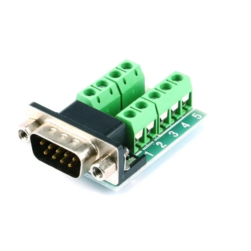 

DR9 Connector, Male RS232 To Terminal, Serial Port To Terminal DB9 To Terminal