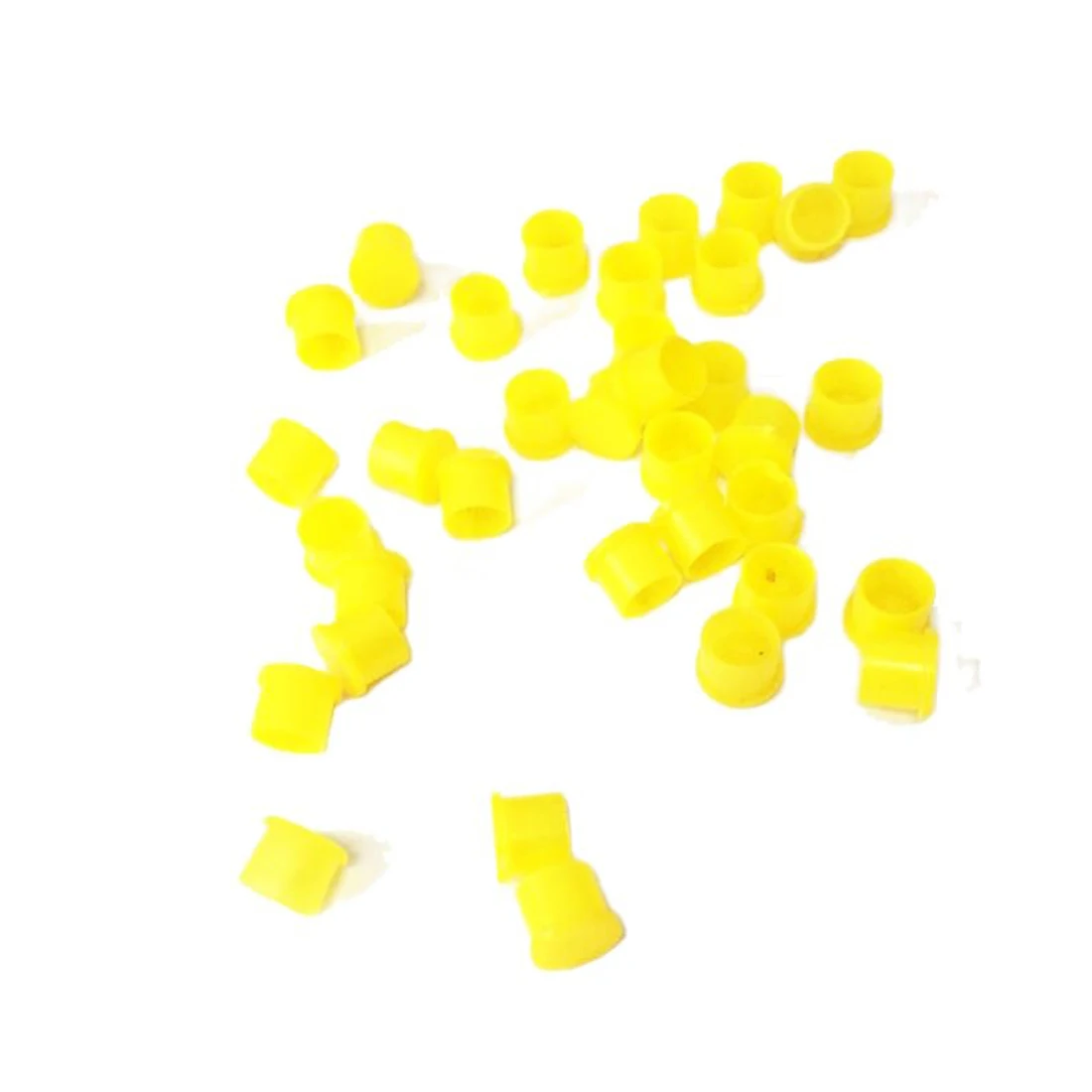 100pcs SMA Dust Cap Protective Cover 6mm Yellow Color for SMA Female Connector Wholesale