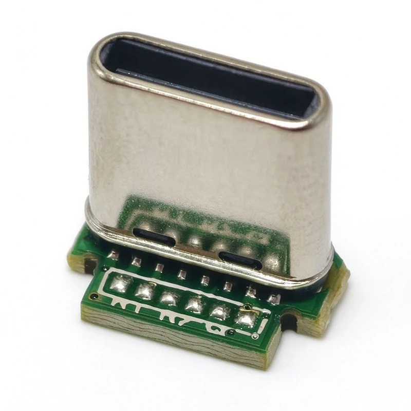 1/5/10PCS  Type - c plug USB3.1 male head vertical mounting board L=9.5 stretch strip PCB board data function