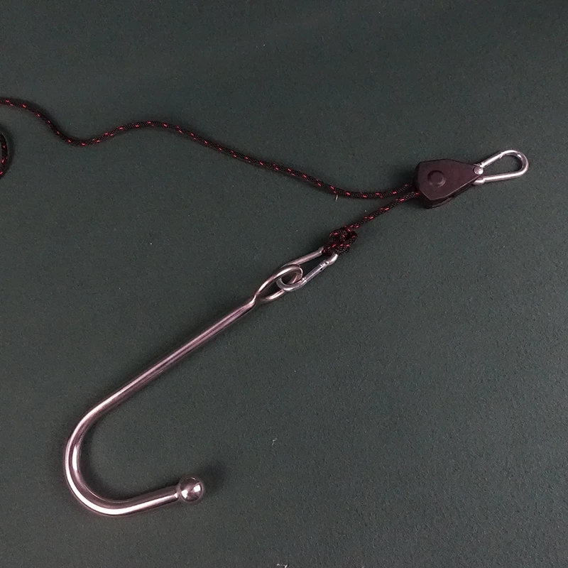 Metal Butt Plug Anal Hook Set With Collar Restraint Hair Pull