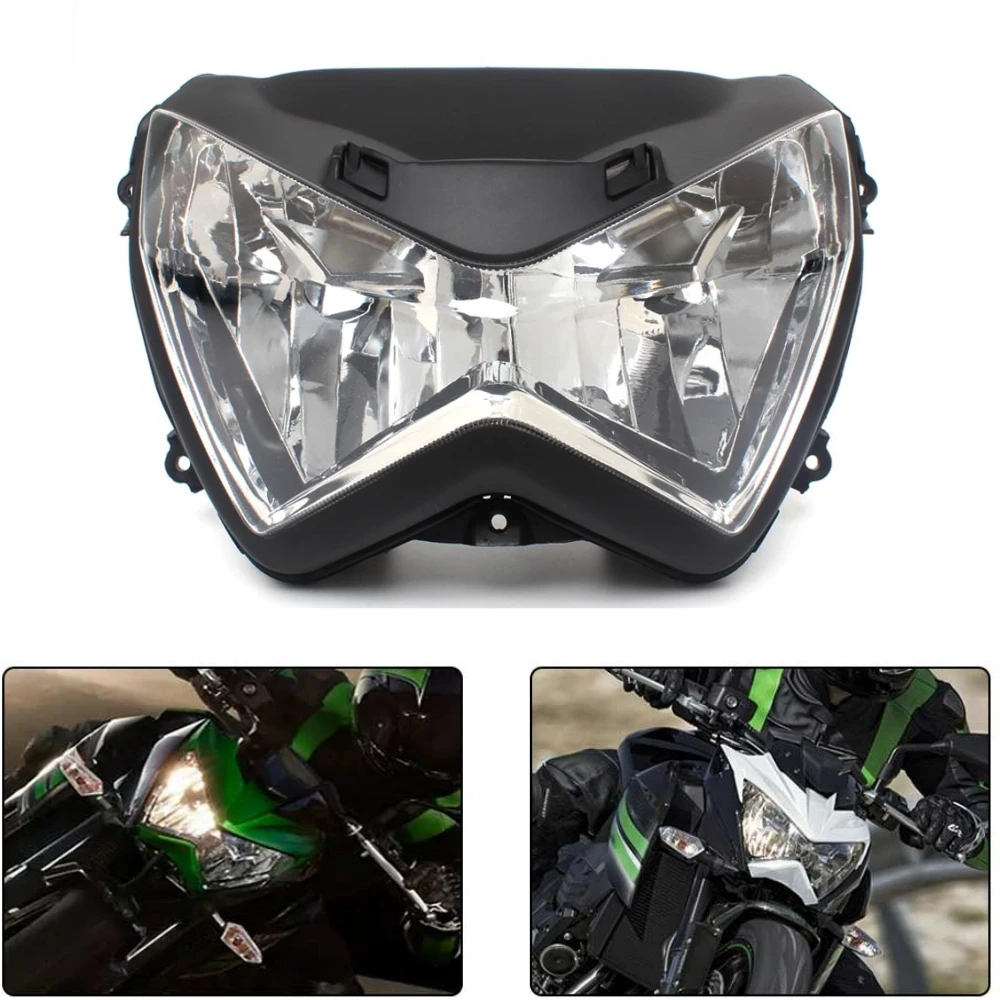 Motorcycle Headlight Headlamp Shell Headlight Assembly For Kawasaki Z800 Z250 Z300 13-16 Head Light Lamp Housing accesorios moto