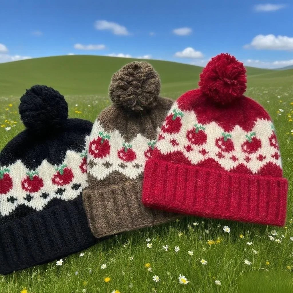 novo-chapeu-de-inverno-para-mulheres-malha-cereja-pompom-quente-la-macia-melhor-combinado-cabeca-grande-cranios-bonnets-bone-de-esqui-masculino-gorros-presente