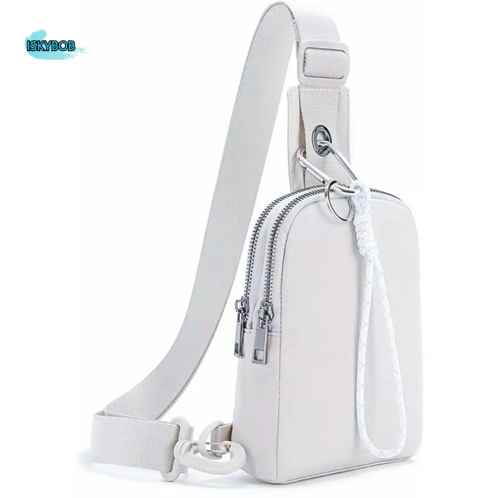 

Casual Men's Chest Bag Adjustable Strap Commuting Sport Messenger Bag Lightweight Waterproof Male Crossbody Bag Unisex
