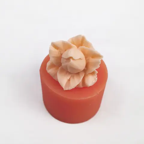 PRZY 부케 꽃 몰드, 장미, 카네이션, 난초 꽃 공, 꽃 장식, 식물 비누, 실리콘 캔들 몰드 제작