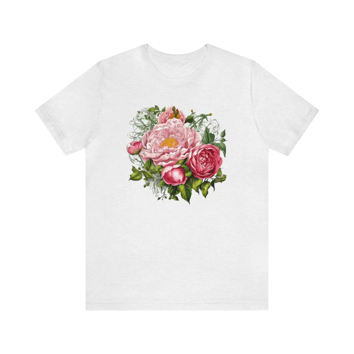 Peony t-shirt, cosmos flower shirt, mom gift, plant lover, nature lover, unisex