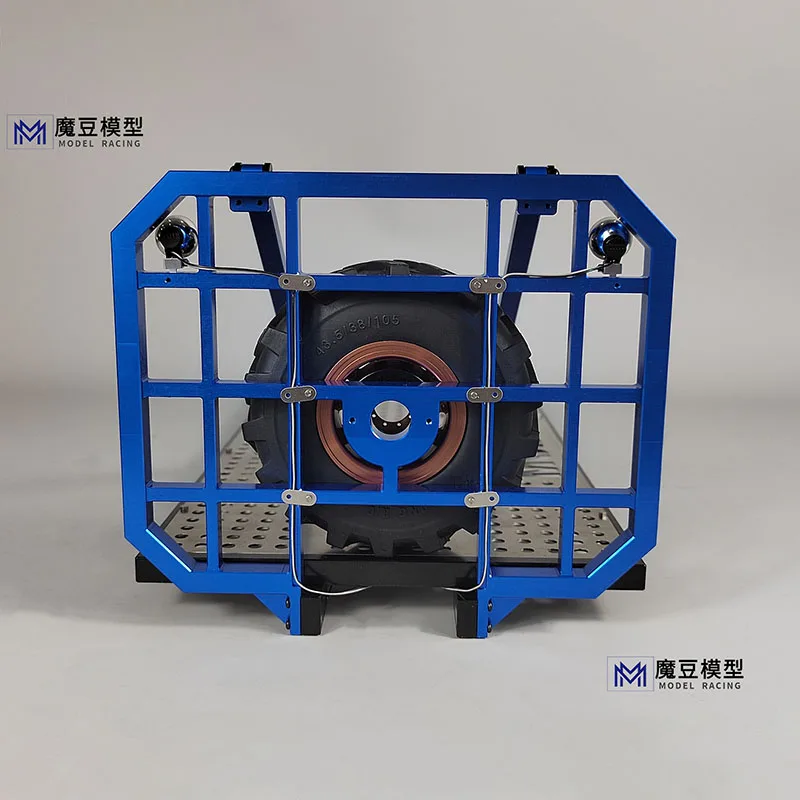 

​​1/14 Scale 8x8 RC Crawler Chassis Frame, Stainless Steel Upgrade Parts for Axial SCX6, TRX4, Hilux Heavy Duty Truck Model Car​