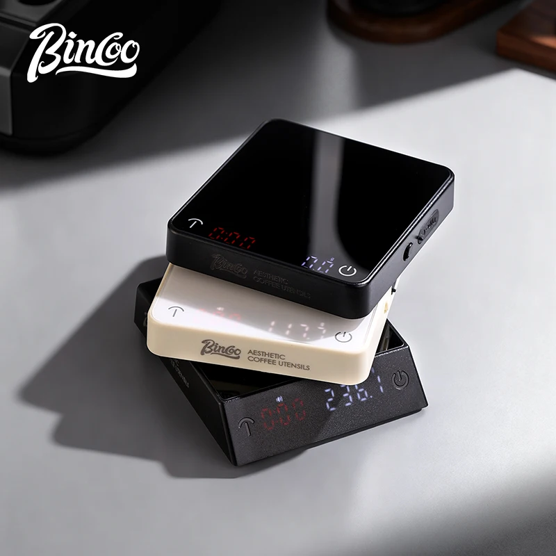 

Bincoo coffee electronic scale coffee bean weighing intelligent handheld mini portable scale coffee powder weighing accessories