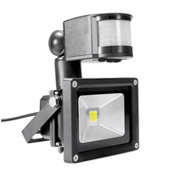 PIR 10W LED floodlight Ivanowa 12V 24V input spotlight waterproof Solar system garage security Motion Sensor Time adjustable