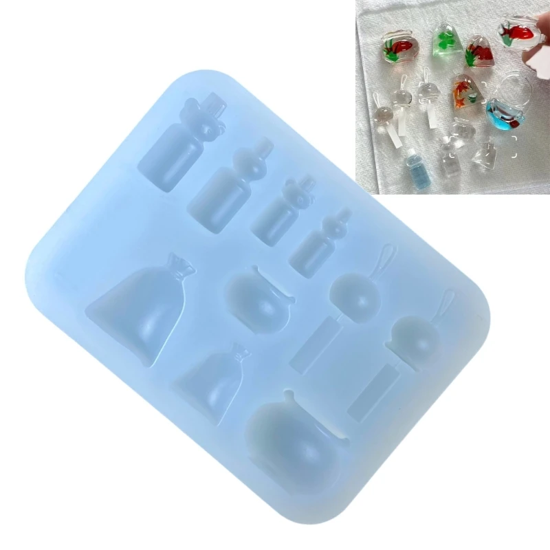 H7EB Multipurpose Windchime Theme Silicone Mold Silicone Pendant Mould for Jewelry Ornaments and Artistic Projects