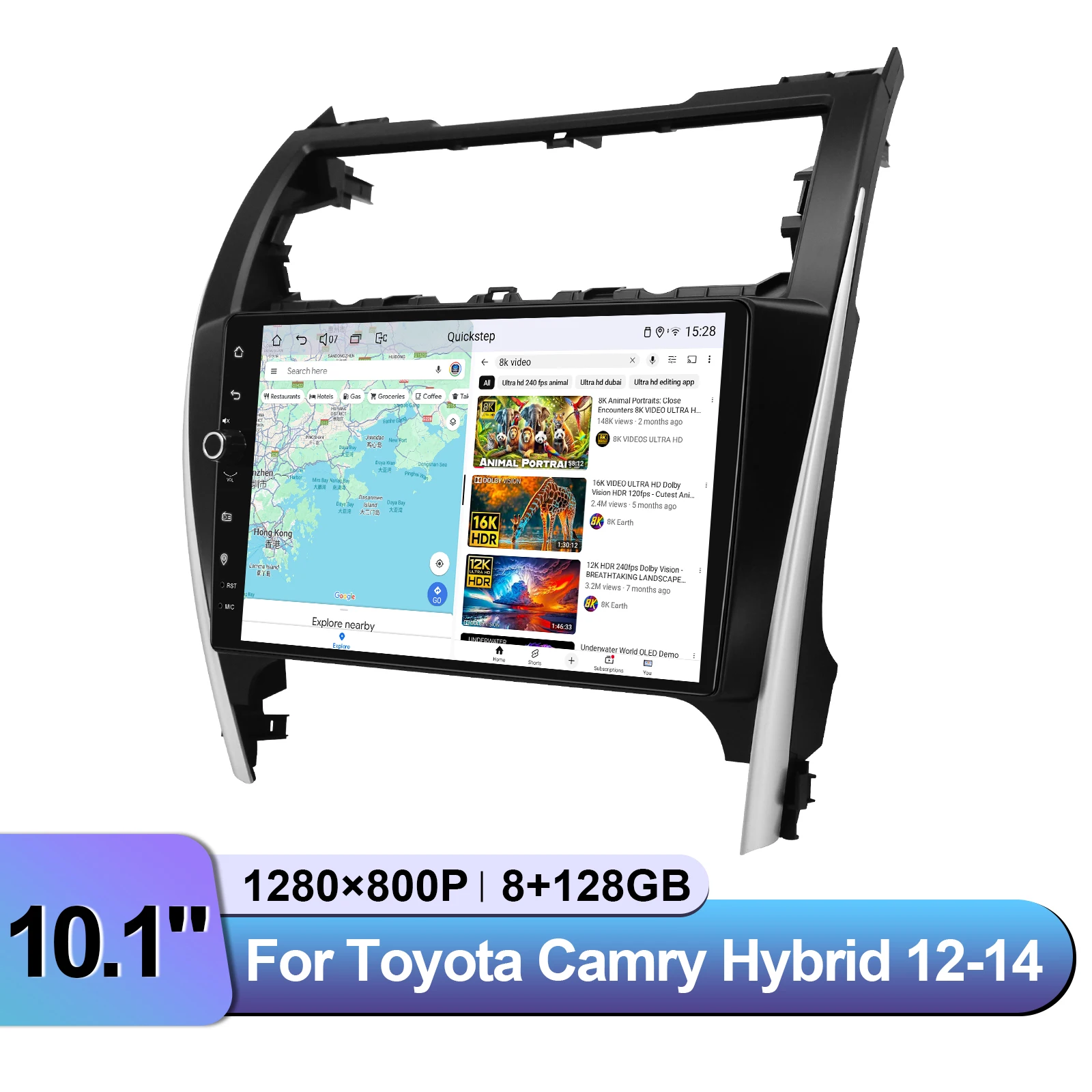 

JOYING10.1" Upgrade Android Car Radio Stereo Multimedia Video Player Carplay For Toyota Camry Hybrid 2012-2014 Plug and Play