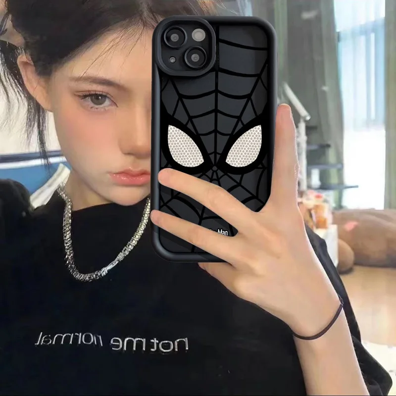 For Motorola Moto E22 E22i G9 Play G20 G14 G54 G24 G34 G04 E13 G53 Chic Spider Man Cartoon Plain Multistep TPU Soft Phone Case