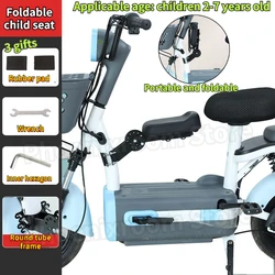 Electric Vehicles Child Seat Foldable Comfortable Front Seat Adjustable Angle Electric Scooter Child Seat Modification Parts