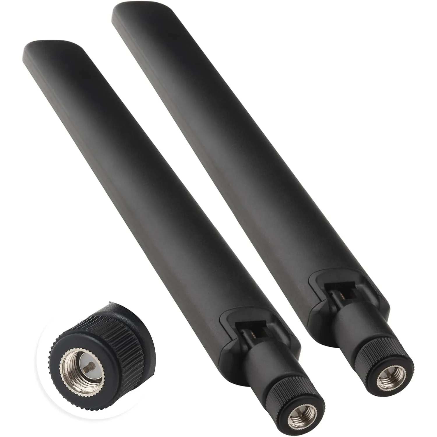2 stücke 12dBi 600-6000 MHz 4G 5G Omnidirektionale Antenne SMA Stecker/RP SMA Stecker für drahtlose Netzwerk Karte Wifi Router Signal Booster