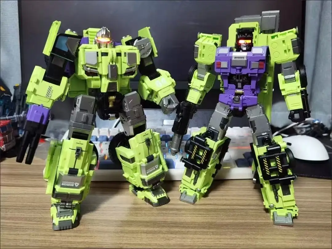 In Stock Mecha Invasion Giant Legion Devastator GLA-03 GLA-04 Heavy Builder Haul Hook Set Action Figure Robot Toy