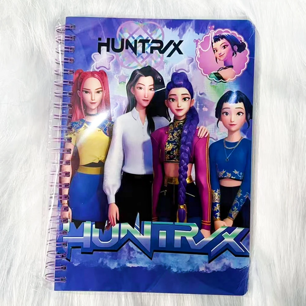 دفاتر A5 أنيمي هنتركس رومي ميرا جوي ساجا مروحة هدية القرطاسية لفائف الكتابة للطلاب اللوازم المدرسية مكتب الملحقات #4