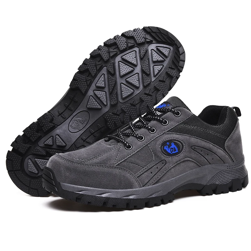 Men Hiking Shoes Spring Women Sneakers New Outdoor Large Size Shoes Leather Mens Outdoor Walking Footwear Female Autumn Sport