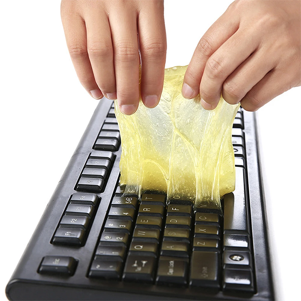 3 قطعة جل تنظيف الطين العالمي للوحة المفاتيح والكمبيوتر المحمول والكمبيوتر اللوحي فتحات السيارة كاميرات الطابعات الآلات الحاسبة إزالة الغبار محو الأوساخ