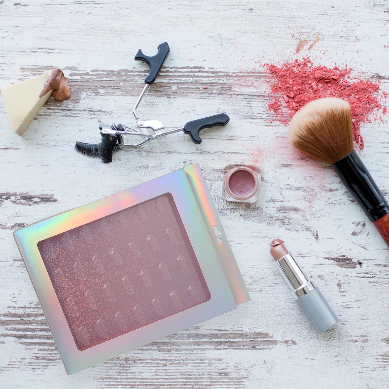 

Portable False Eyelash Box Plastic Lightweight Large Capacity Travel Eyelash Storage Container Clear Makeup ganizer Fashion