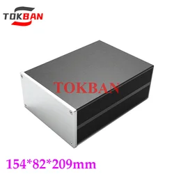 Tokban Audio 1508 154*82*209mm Aluminum Power Amplifier Chassis Enclosure DIy HIFI Preamplifier Power Supply Case Shell