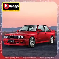 Bruago1:24 Sports Car M3 (E30) 1988 Vintage Car Alloy Die Cast Car Model Simulation Racing Platform Decoration Boy Car Toy Gift