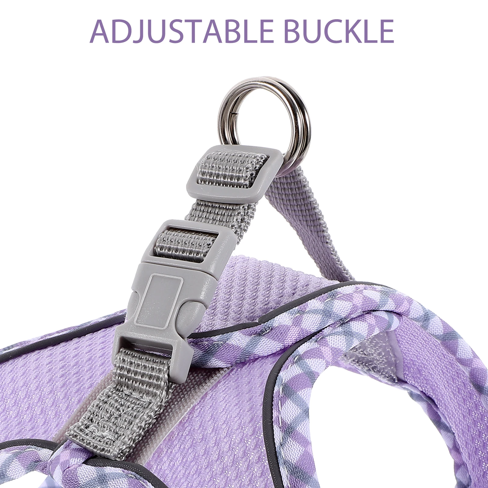 

1 set Harness Purple M Size Small Puppy Leash Set Comfortable Anti Escape Chest Strap For Dog Walking Pet Accessories Dog Vest