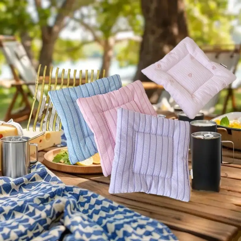 

INS Простая тканевая подставка-милая изоляционная подставка для чая кремового цвета для декора рабочего стола