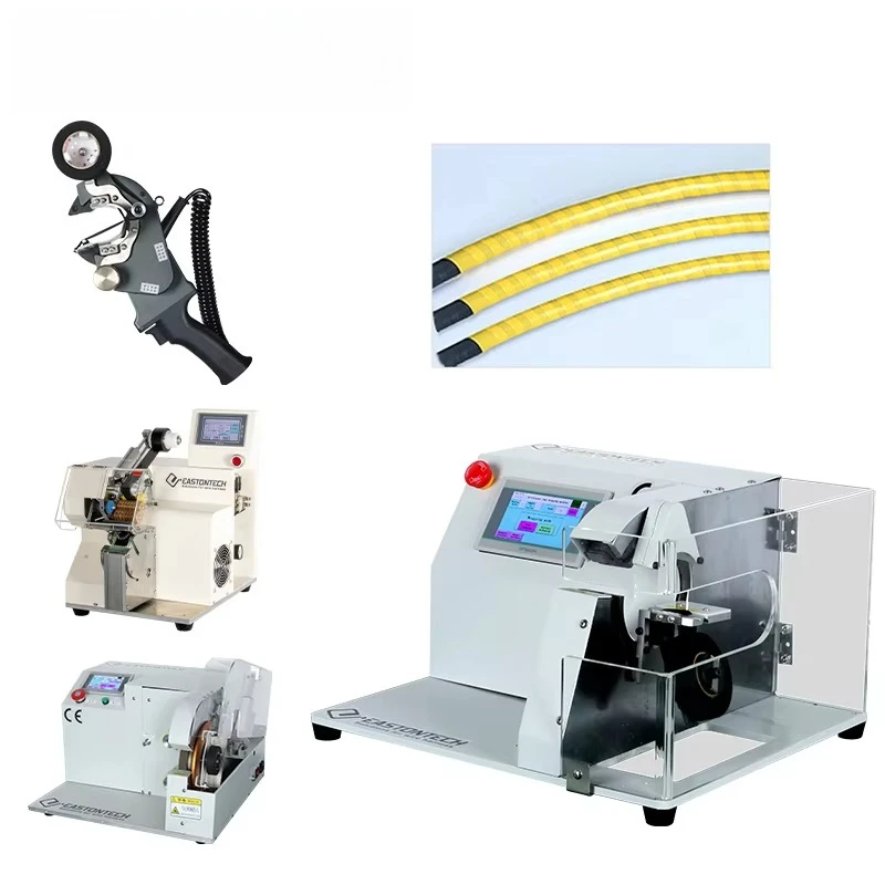 2026 New Wire Cable Taper Tape Wrapping Machine EW-AT-301 For Wire Cable Harness Taping Machine Cable Wire Tape Wrap Machine